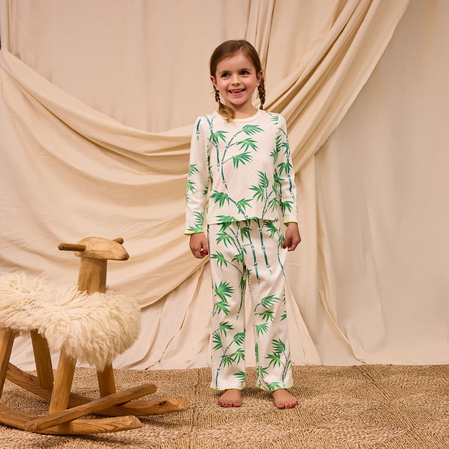 Aneta Kids Pointelle Pyjama Set - Image 5