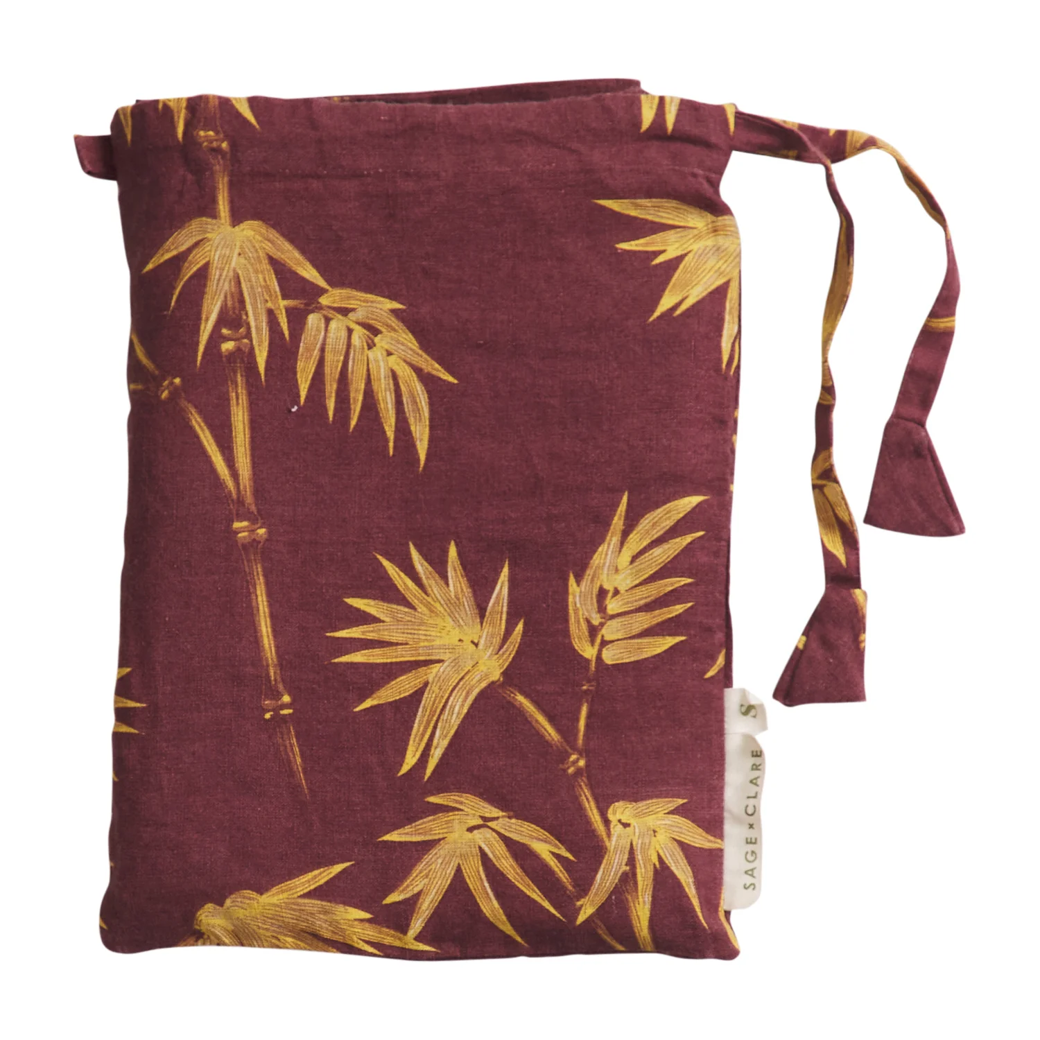 Aneta Linen Pillowcase Set - Rosewood - Image 10