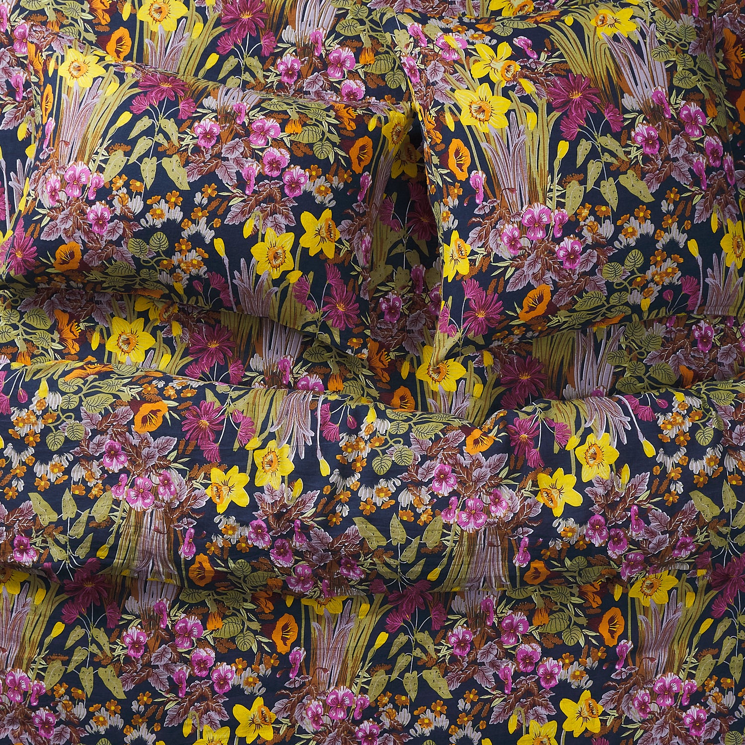 Babette Linen Quilt Cover - Ink - Image 4