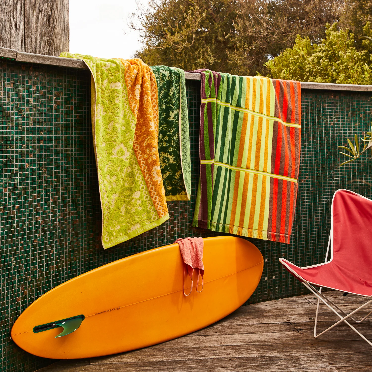 Chiara Bath Sheet - Zest - Image 10