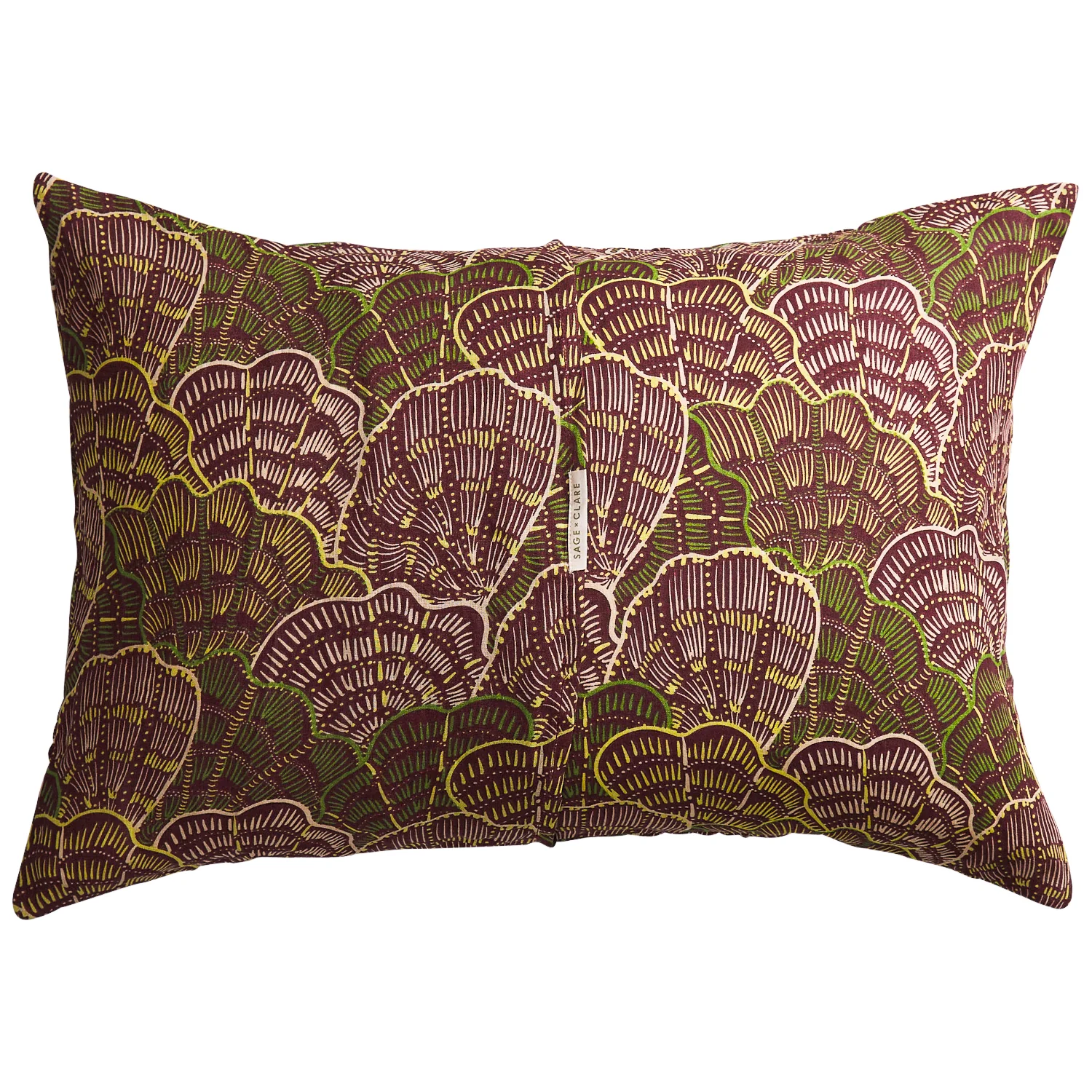 Claudelle Linen Pillowcase Set - Garnet - Image 4