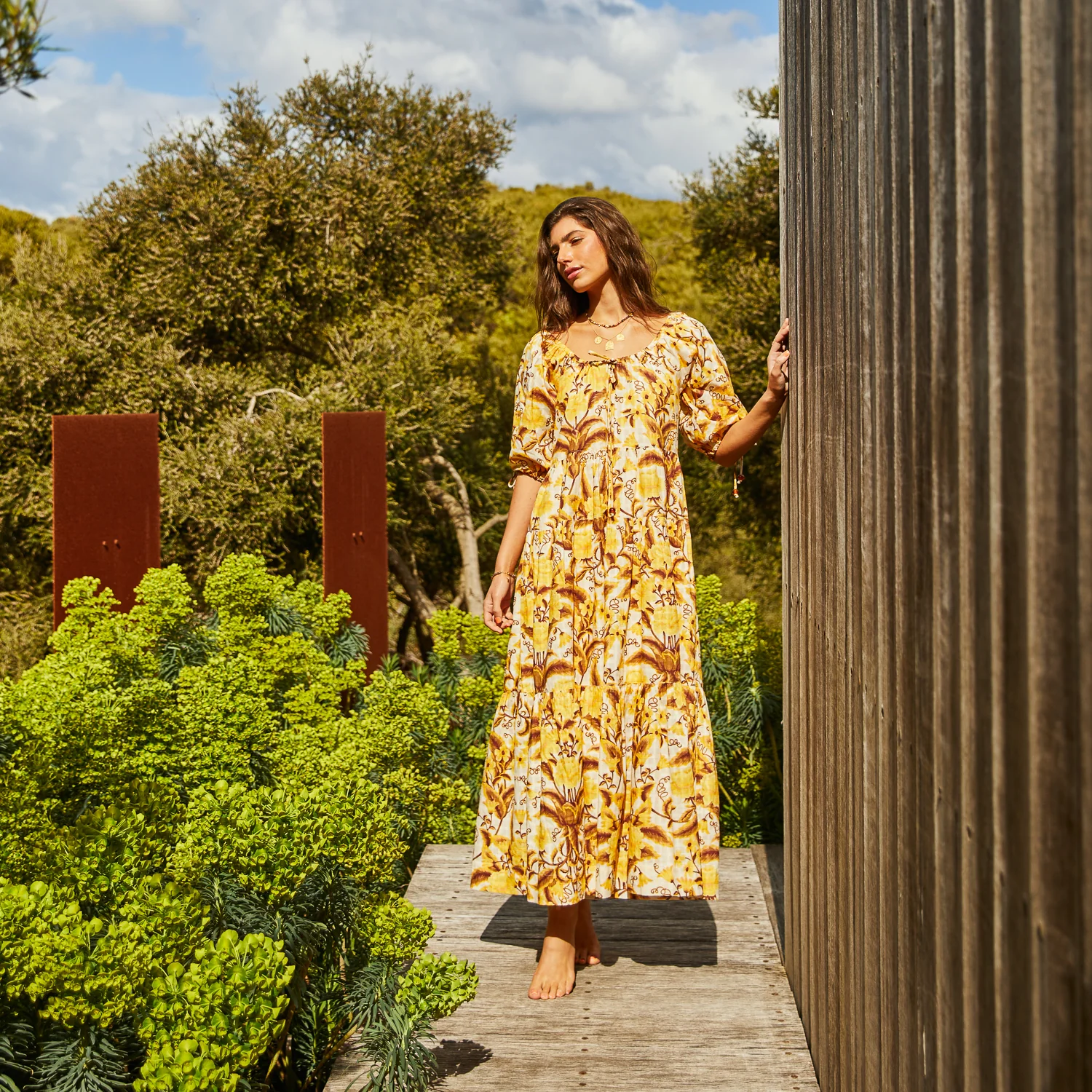 Clementine Tiered Maxi Dress - Image 10