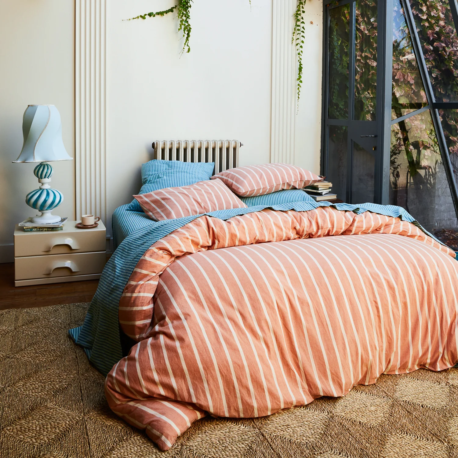 Cordell Cotton Euro Pillowcase Set - Capri - Image 9