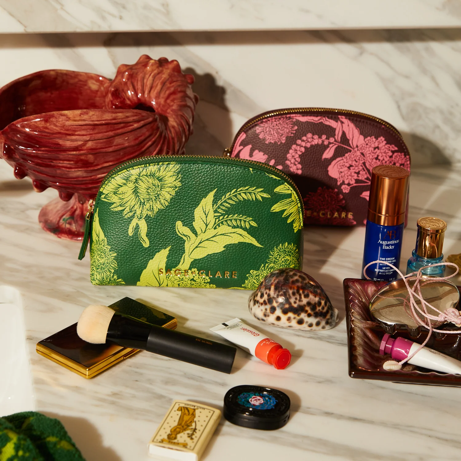 Delphine Cosmetic Pouch - Anise - Image 3