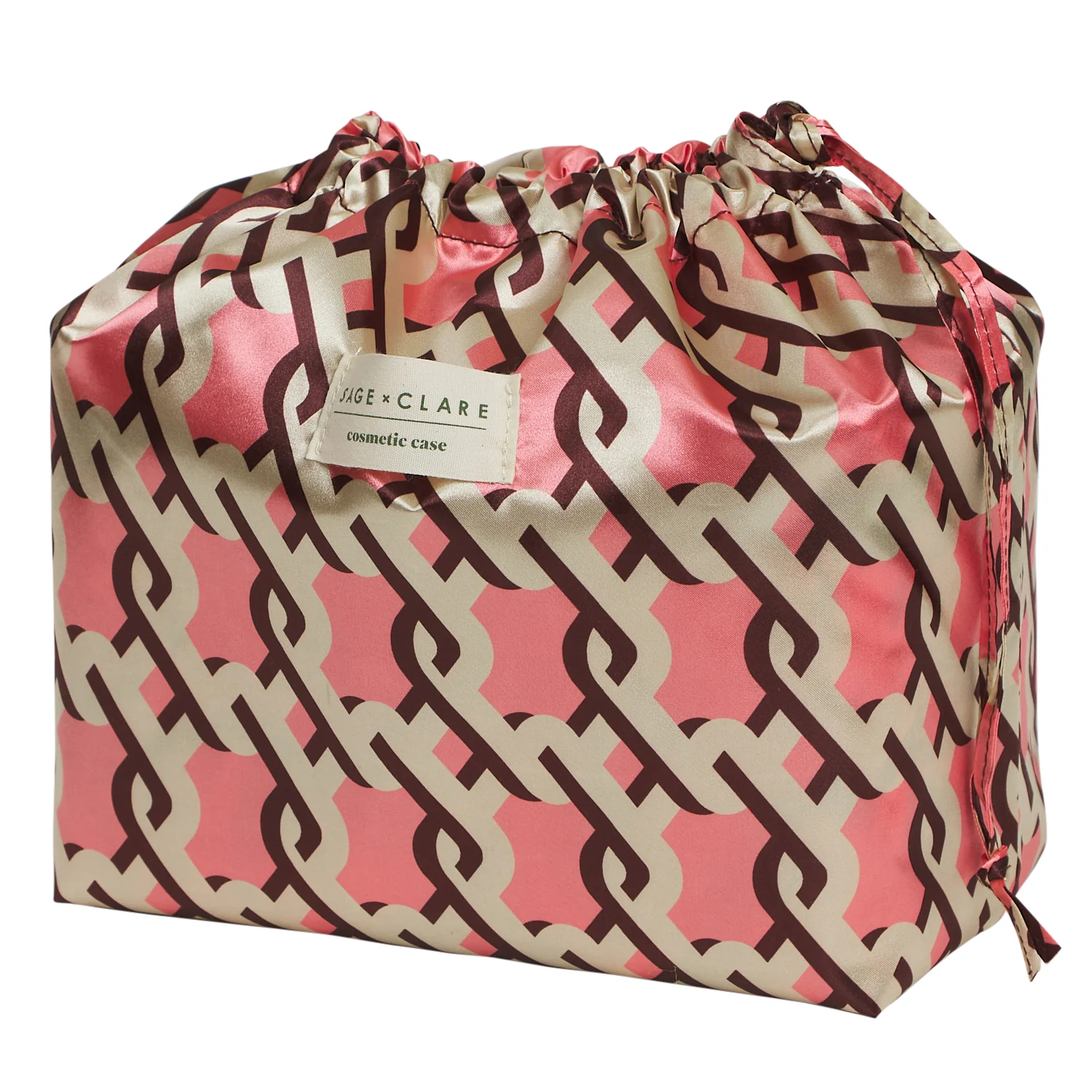 Delphine Large Vanity Case - Garnet - Image 8