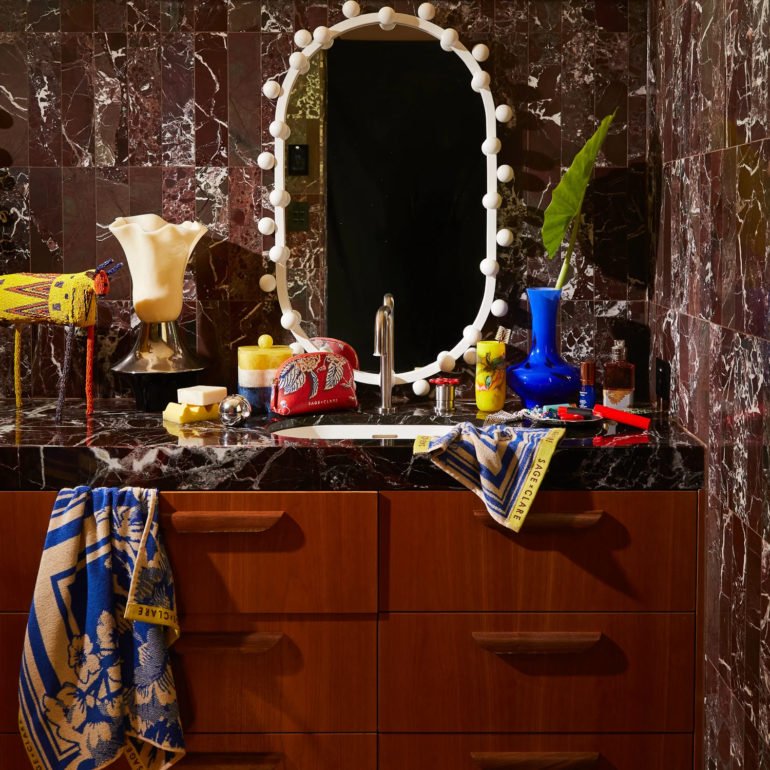 Eliza Face Washer Set - Ultramarine - Image 4