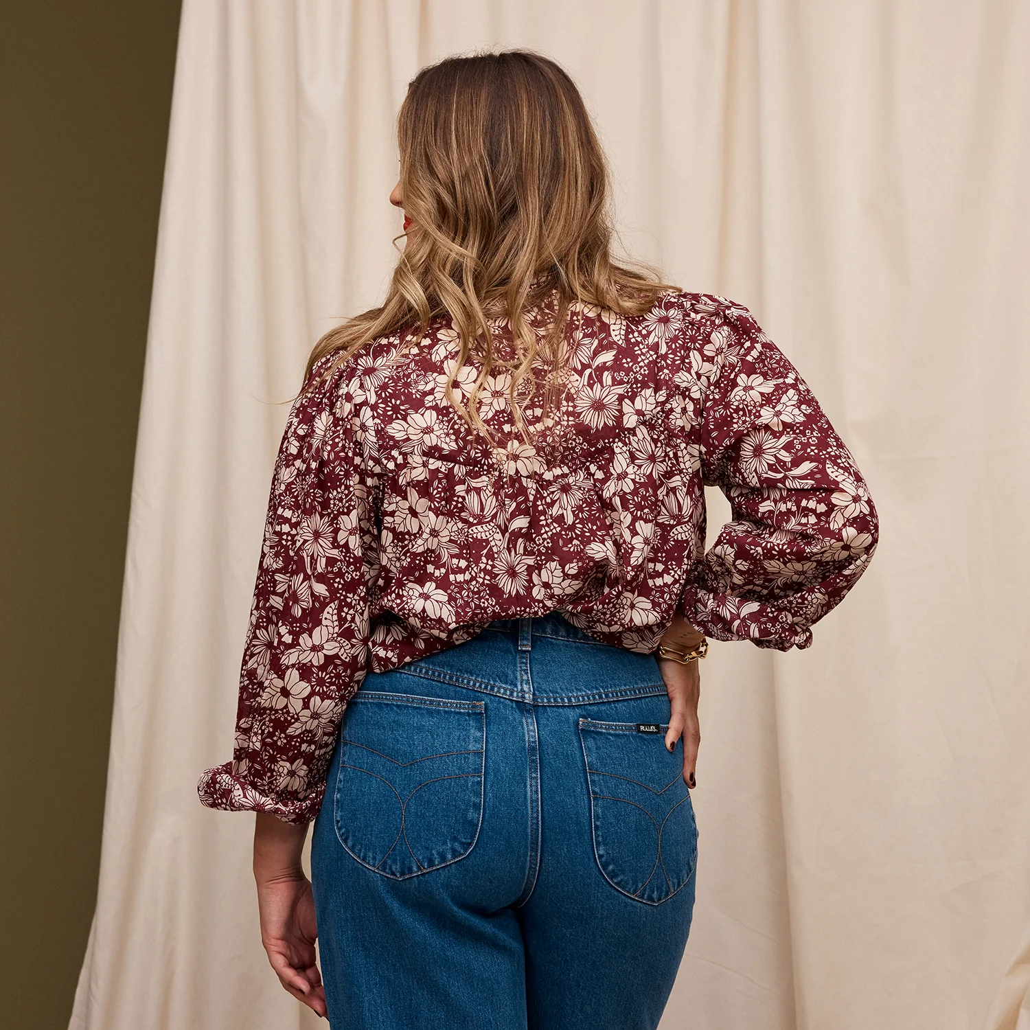 Evette Blouse - Mahogany - Image 3