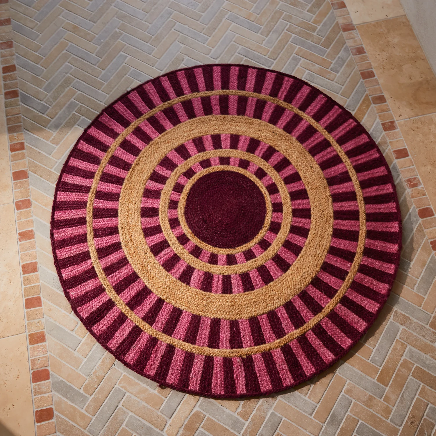 Fernanda Jute Rug - Hibiscus - Image 6