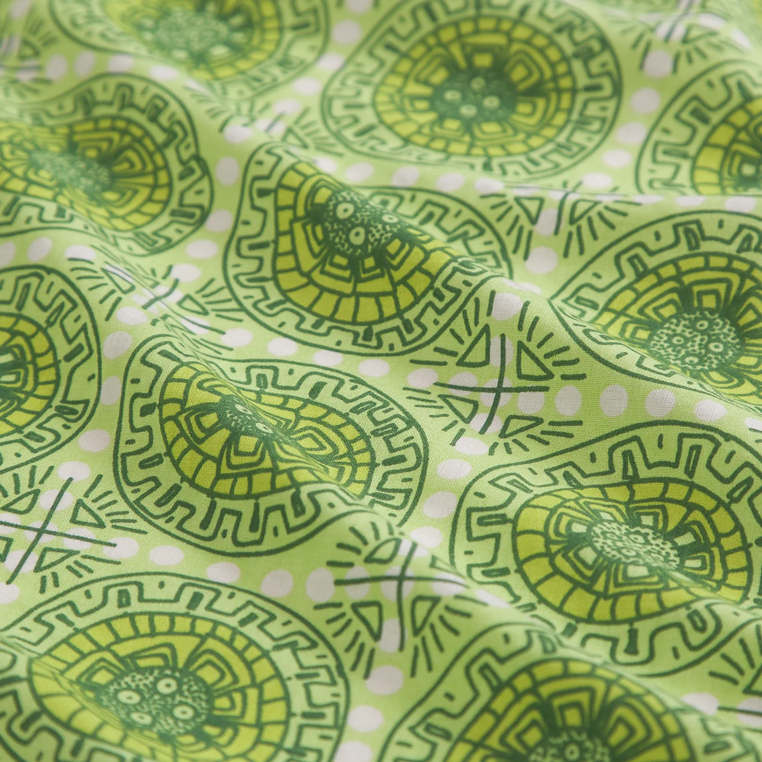 Gabriella Cotton Sheets - Key Lime - Image 5