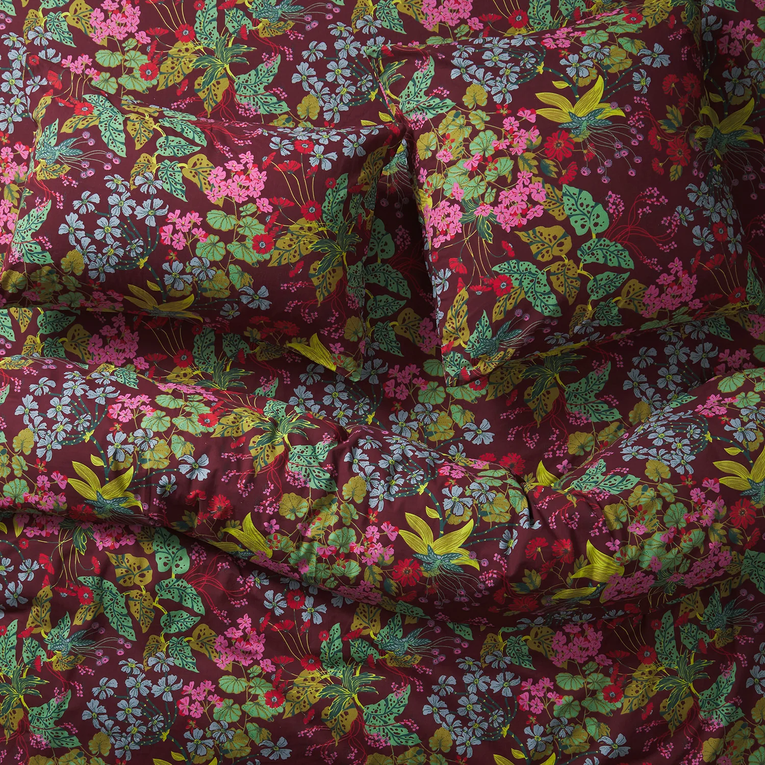 Genevieve Cotton Sheets - Mahogany - Image 3