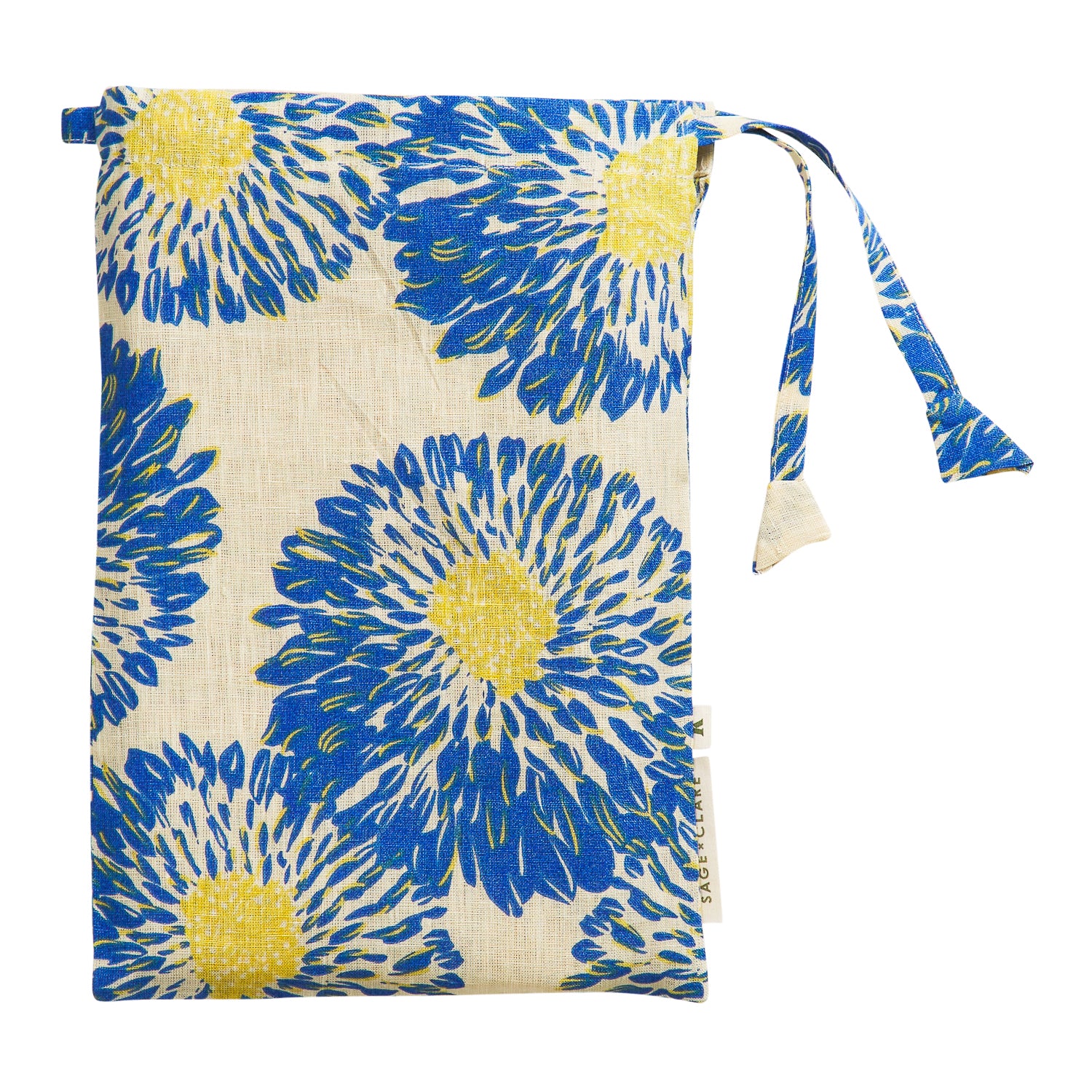 Isabella Linen Pillowcase Set - Azure - Image 9
