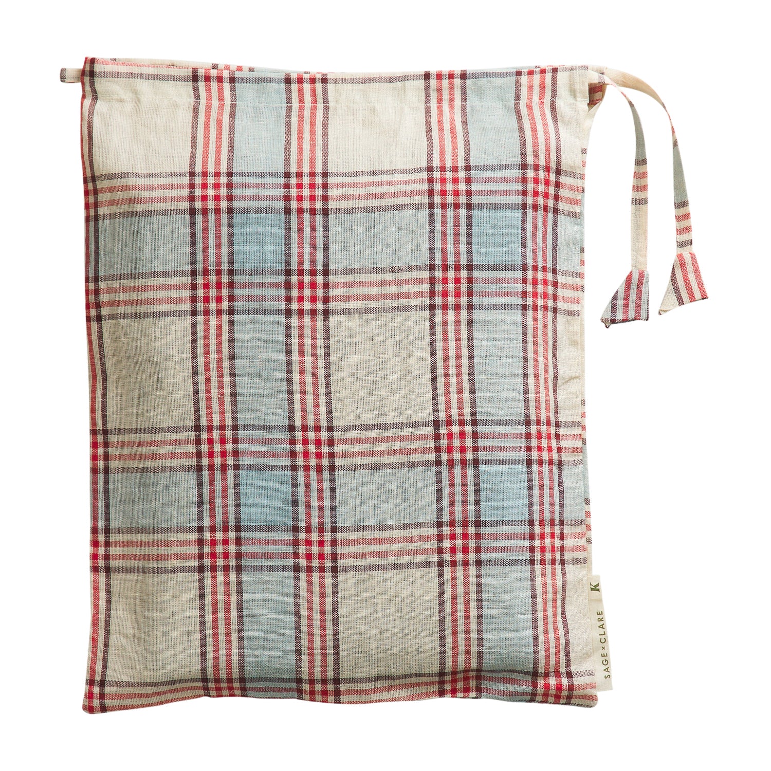 Isla Linen Pillowcase Set - Cerulean - Image 4
