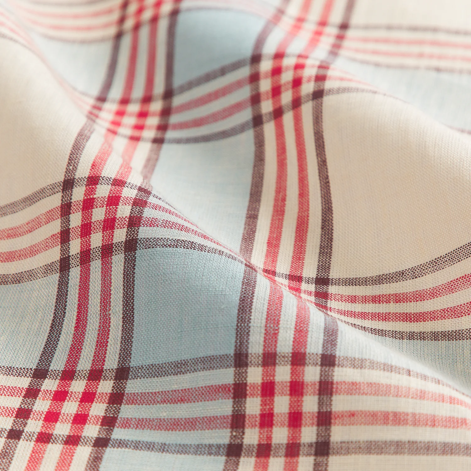 Isla Linen Quilt Cover - Cerulean - Image 5