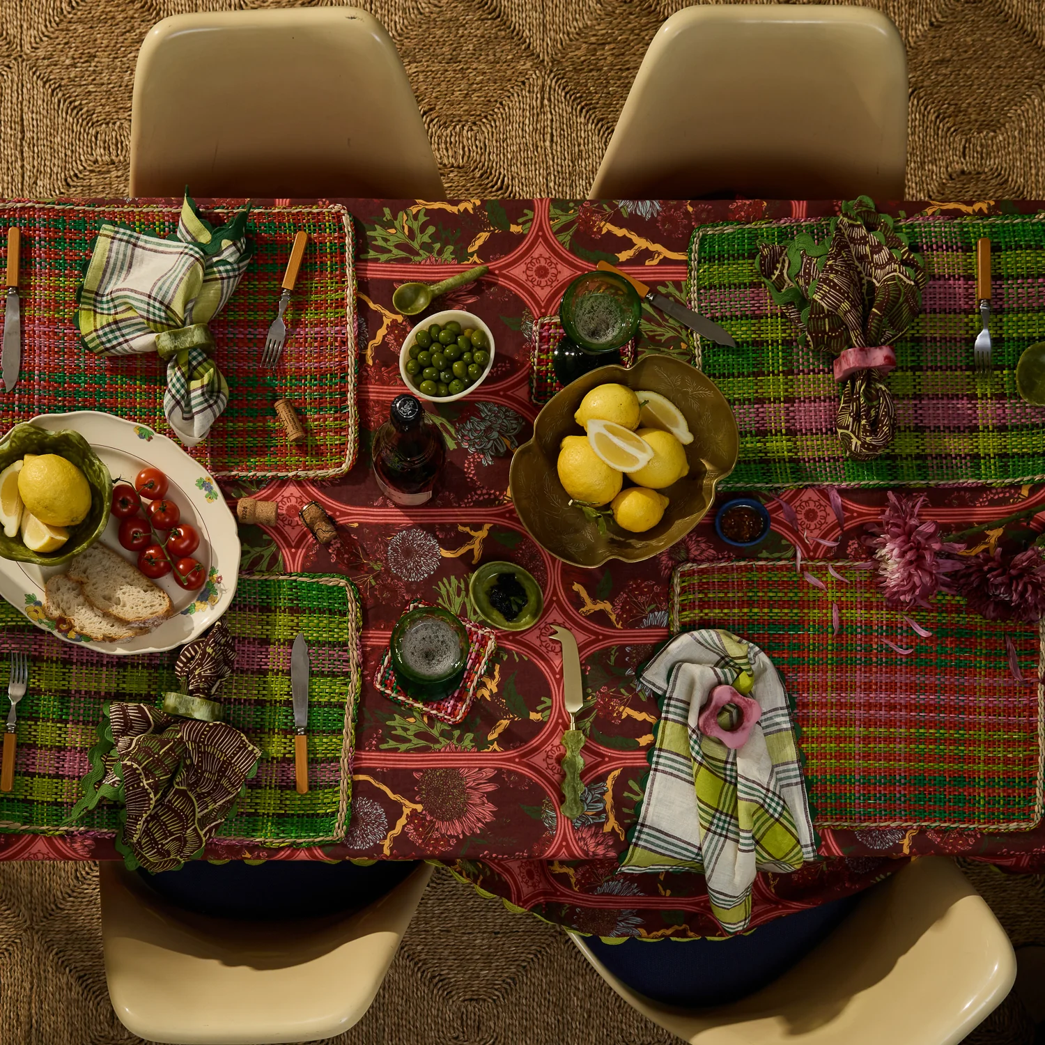 Isla Placemat Set - Key Lime - Image 4