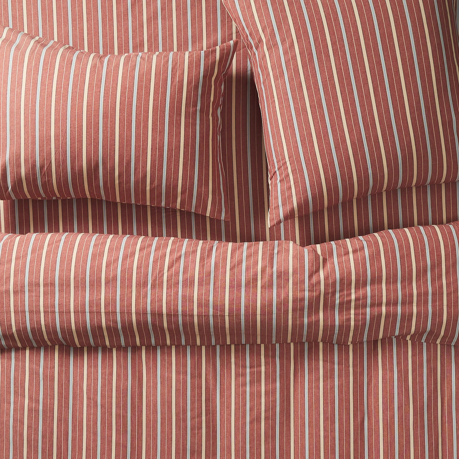 Leon Cotton Sheets - Burnt Sienna - Image 4