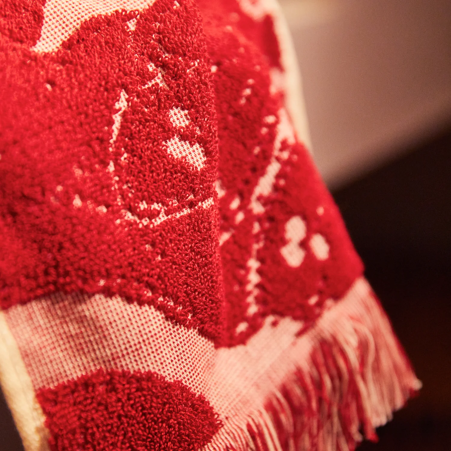 Lucia Face Washer - Crimson - Image 4