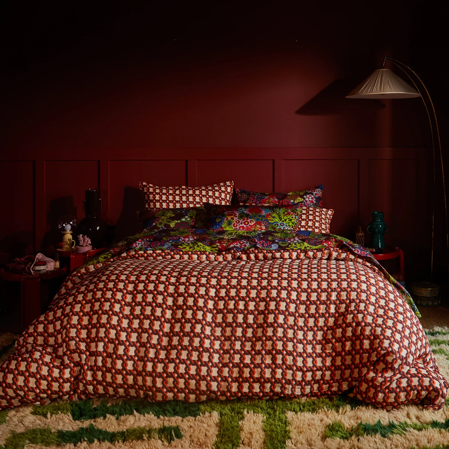 Maricela Linen Euro Pillowcase Set - Pearl - Image 3