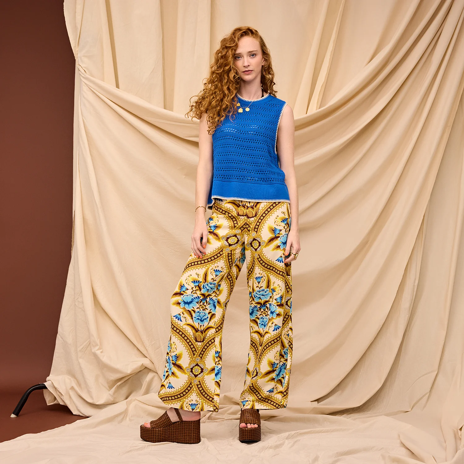 Natalina Knit Top - Azure - Image 5