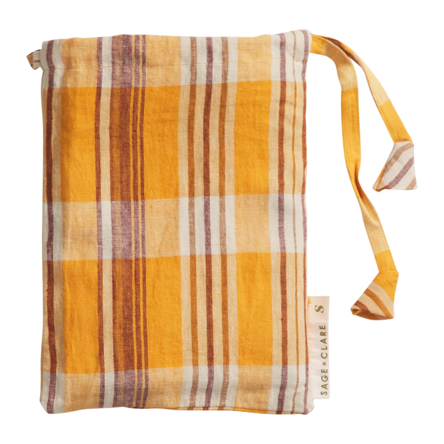 Nicolette Linen Pillowcase Set - Marigold - Image 10