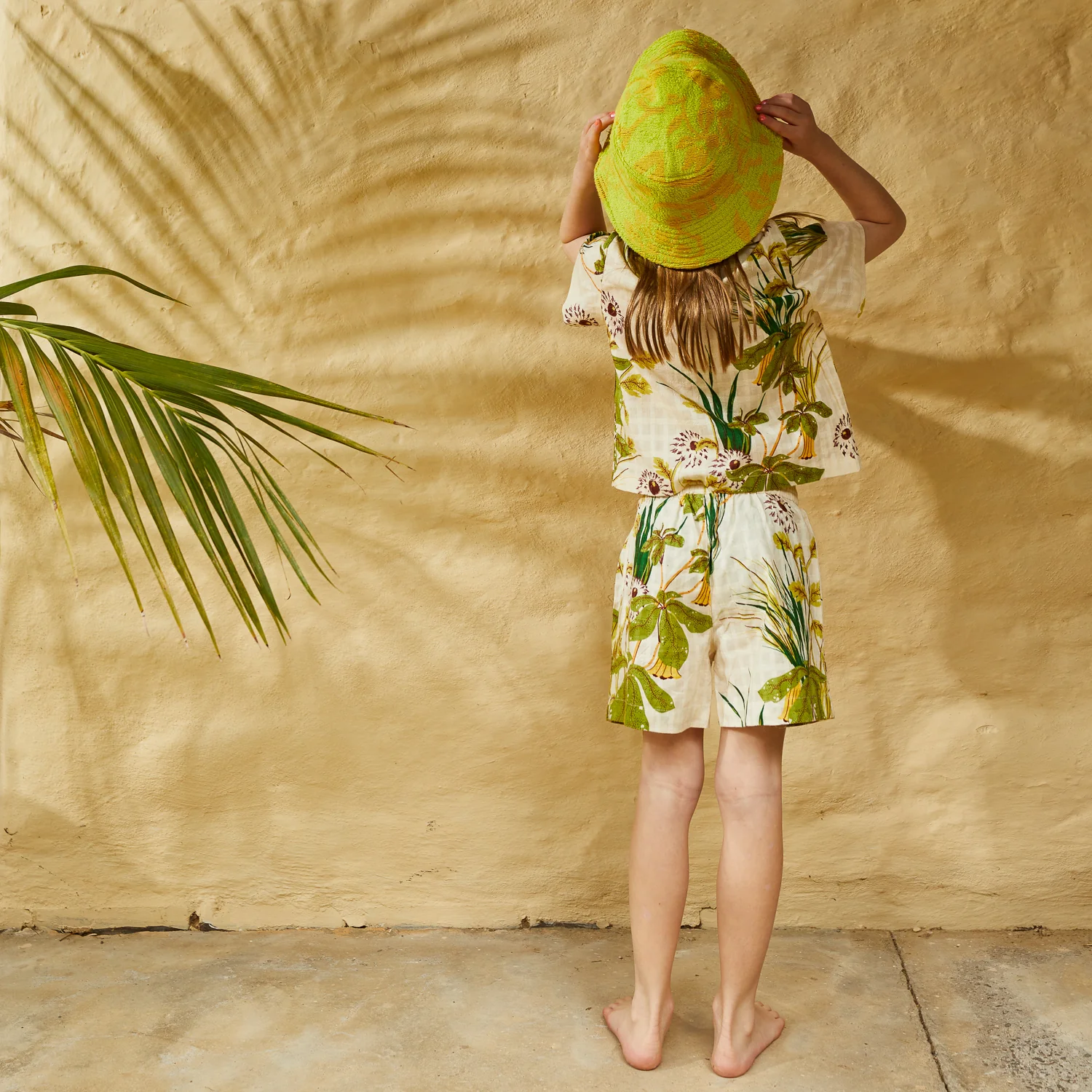 Rosalia Kids Bucket Hat - Dune - Image 4